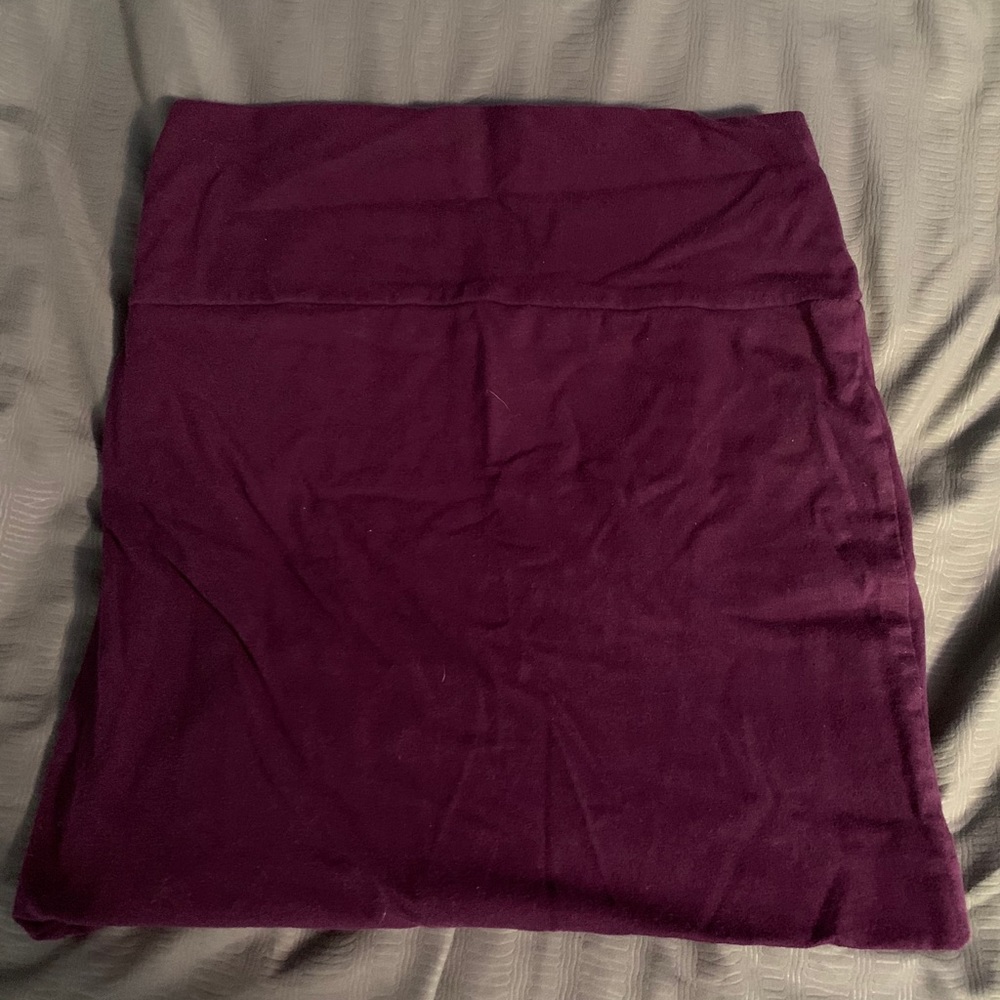 Purple Bodycon Skirt